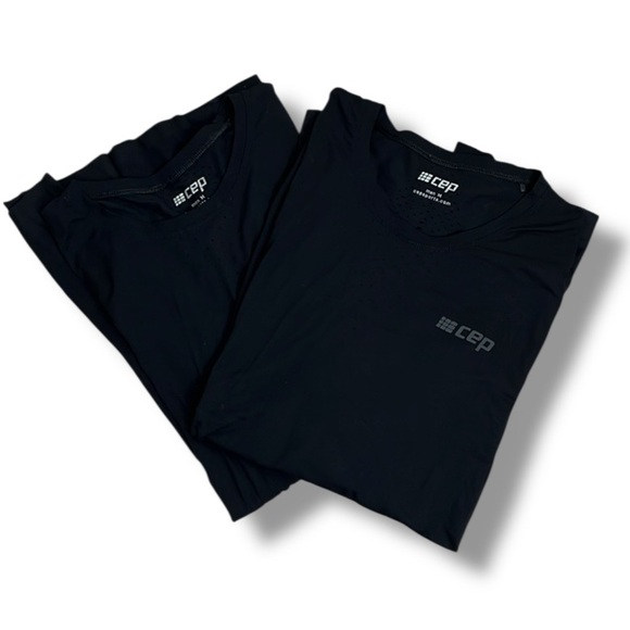 CEP Black Mens Ultralight Long Sleeve Shirt Size M Black Breathable Mesh Running - Picture 1 of 14